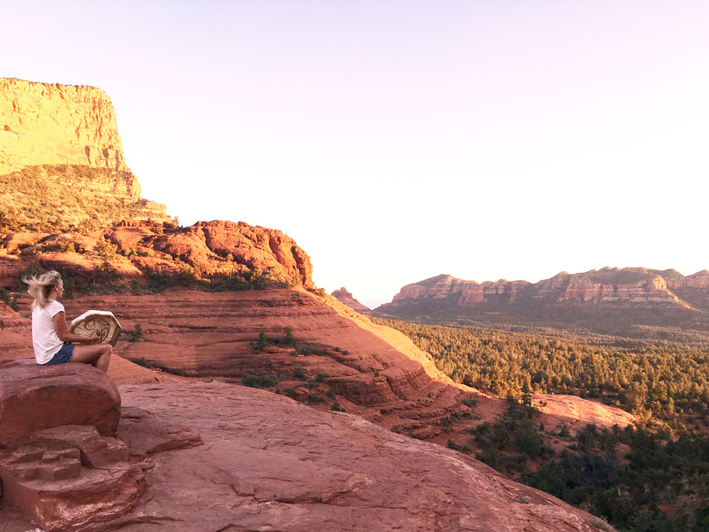 Drumming in the Red Rocks of Sedona