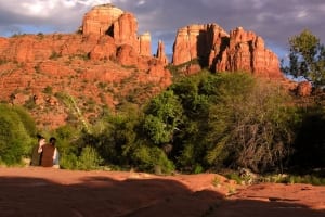 clients at Cathedral Rock in Sedona-wellness retreats