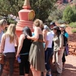 Sedona Stupa women's meditation during group retreat