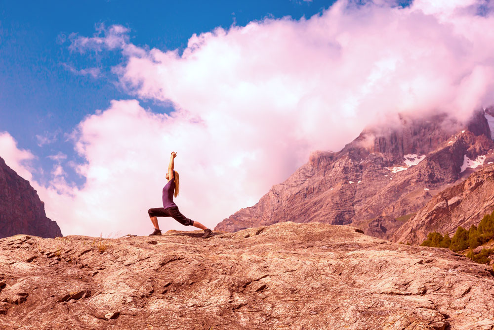 Yoga in nature for meditation sedona treatment