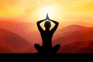 Girl Meditating for Inner Truth - Couples Retreat