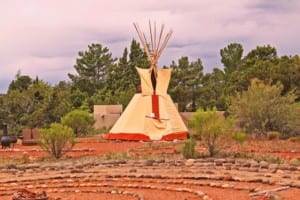 Labyrinth and Tepee in Sedona