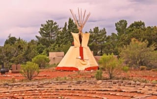 Labyrinth and Tepee in Sedona