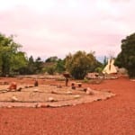 Medicine Wheel Labyrinth Tepee near SpiritQuest Sedona Retreats