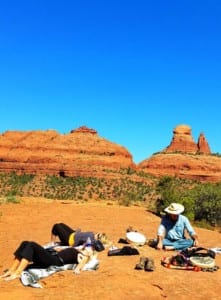 A sacred red rock Vortex of Sedona Self-Discovery Group Retreat