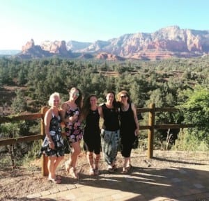 women at a 3 day retreat in Sedona with SpiritQuest