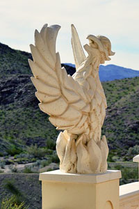 statue of a phoenix rising-women's empowerment