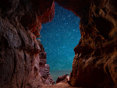 night-sky-sedona-tour Beautiful stars through sedona az cave