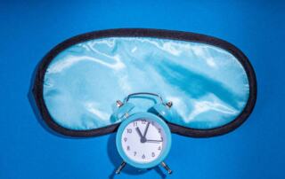 sleep mask and clock