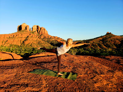 sedona flow yoga session