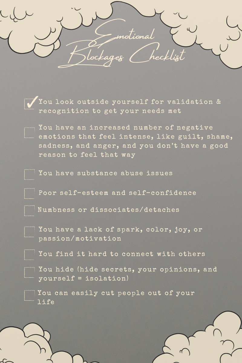 emotional blockages checklist 